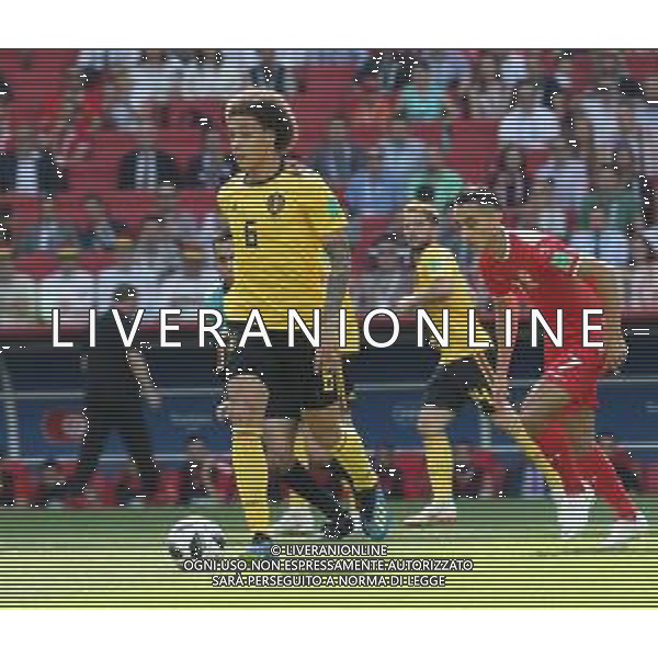 FIFA World Cup Russia 2018 Match No. 029, 2018-06-23 Belgium vs Tunisia Spartak Stadium PILKA NOZNA MISTRZOSTWA SWIATA W PILCE NOZNEJ MUNDIAL ROSJA 2018 BELGIA - TUNEZJA FOT. JOHN BOTOS PROJECT PLUS/NEWSPIX.PL --- Newspix.pl WITSEL (BEL) AG ALDO LIVERANI SAS-ONLY ITALY