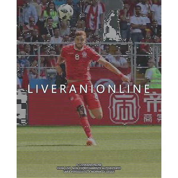 FIFA World Cup Russia 2018 Match No. 029, 2018-06-23 Belgium vs Tunisia Spartak Stadium PILKA NOZNA MISTRZOSTWA SWIATA W PILCE NOZNEJ MUNDIAL ROSJA 2018 BELGIA - TUNEZJA FOT. JOHN BOTOS PROJECT PLUS/NEWSPIX.PL --- Newspix.pl F. BEN YOUSSEF (TUNISIA) AG ALDO LIVERANI SAS-ONLY ITALY