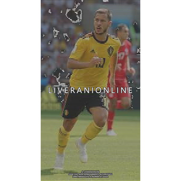 FIFA World Cup Russia 2018 Match No. 029, 2018-06-23 Belgium vs Tunisia Spartak Stadium PILKA NOZNA MISTRZOSTWA SWIATA W PILCE NOZNEJ MUNDIAL ROSJA 2018 BELGIA - TUNEZJA FOT. JOHN BOTOS PROJECT PLUS/NEWSPIX.PL --- Newspix.pl E. HAZARD (BEL) AG ALDO LIVERANI SAS-ONLY ITALY