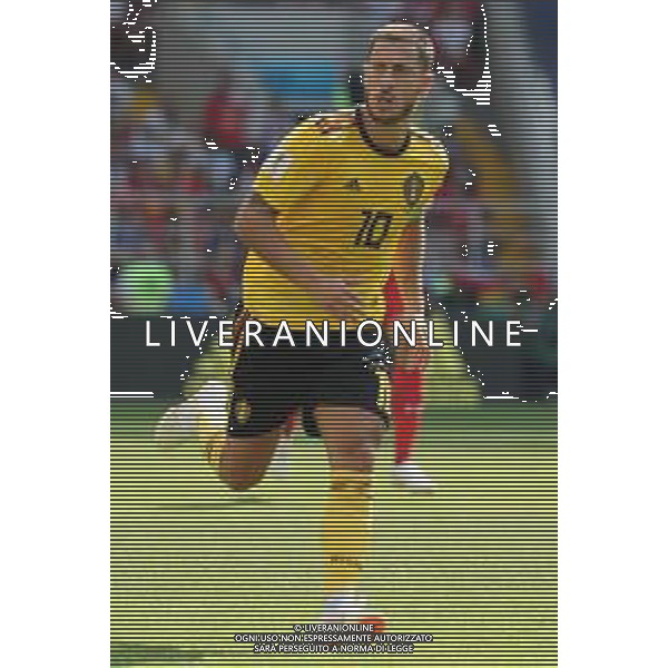 FIFA World Cup Russia 2018 Match No. 029, 2018-06-23 Belgium vs Tunisia Spartak Stadium PILKA NOZNA MISTRZOSTWA SWIATA W PILCE NOZNEJ MUNDIAL ROSJA 2018 BELGIA - TUNEZJA FOT. JOHN BOTOS PROJECT PLUS/NEWSPIX.PL --- Newspix.pl E. HAZARD (BEL) AG ALDO LIVERANI SAS-ONLY ITALY