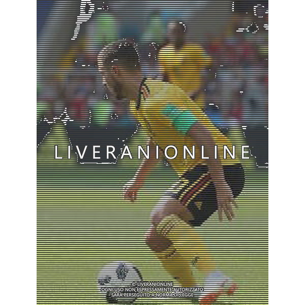 FIFA World Cup Russia 2018 Match No. 029, 2018-06-23 Belgium vs Tunisia Spartak Stadium PILKA NOZNA MISTRZOSTWA SWIATA W PILCE NOZNEJ MUNDIAL ROSJA 2018 BELGIA - TUNEZJA FOT. JOHN BOTOS PROJECT PLUS/NEWSPIX.PL --- Newspix.pl E. HAZARD (BEL) AG ALDO LIVERANI SAS-ONLY ITALY