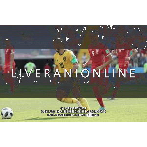 FIFA World Cup Russia 2018 Match No. 029, 2018-06-23 Belgium vs Tunisia Spartak Stadium PILKA NOZNA MISTRZOSTWA SWIATA W PILCE NOZNEJ MUNDIAL ROSJA 2018 BELGIA - TUNEZJA FOT. JOHN BOTOS PROJECT PLUS/NEWSPIX.PL --- Newspix.pl E. HAZARD (BEL) AG ALDO LIVERANI SAS-ONLY ITALY