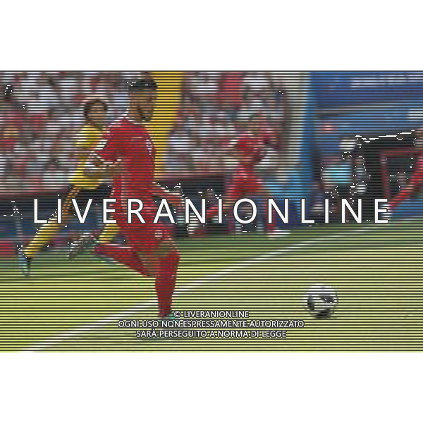 FIFA World Cup Russia 2018 Match No. 029, 2018-06-23 Belgium vs Tunisia Spartak Stadium PILKA NOZNA MISTRZOSTWA SWIATA W PILCE NOZNEJ MUNDIAL ROSJA 2018 BELGIA - TUNEZJA FOT. JOHN BOTOS PROJECT PLUS/NEWSPIX.PL --- Newspix.pl BADRI (TUN) AG ALDO LIVERANI SAS-ONLY ITALY