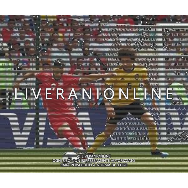 FIFA World Cup Russia 2018 Match No. 029, 2018-06-23 Belgium vs Tunisia Spartak Stadium PILKA NOZNA MISTRZOSTWA SWIATA W PILCE NOZNEJ MUNDIAL ROSJA 2018 BELGIA - TUNEZJA FOT. JOHN BOTOS PROJECT PLUS/NEWSPIX.PL --- Newspix.pl (BADRI TUN) WITSEL (BEL) AG ALDO LIVERANI SAS-ONLY ITALY