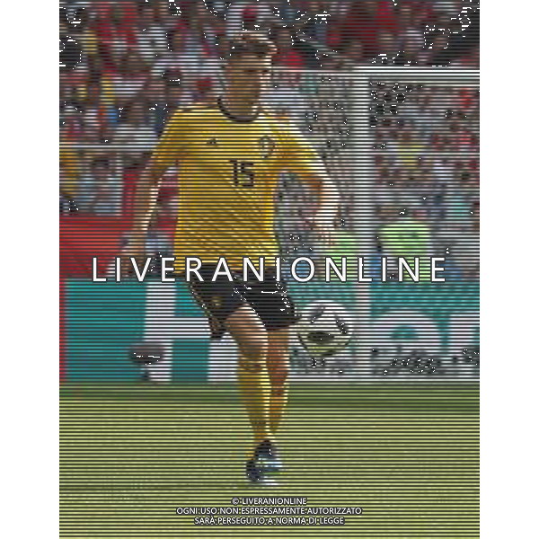 FIFA World Cup Russia 2018 Match No. 029, 2018-06-23 Belgium vs Tunisia Spartak Stadium PILKA NOZNA MISTRZOSTWA SWIATA W PILCE NOZNEJ MUNDIAL ROSJA 2018 BELGIA - TUNEZJA FOT. JOHN BOTOS PROJECT PLUS/NEWSPIX.PL --- Newspix.pl MEUNIER (BEL) AG ALDO LIVERANI SAS-ONLY ITALY