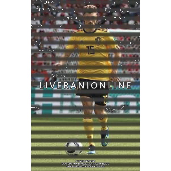 FIFA World Cup Russia 2018 Match No. 029, 2018-06-23 Belgium vs Tunisia Spartak Stadium PILKA NOZNA MISTRZOSTWA SWIATA W PILCE NOZNEJ MUNDIAL ROSJA 2018 BELGIA - TUNEZJA FOT. JOHN BOTOS PROJECT PLUS/NEWSPIX.PL --- Newspix.pl MEUNIER (BEL) AG ALDO LIVERANI SAS-ONLY ITALY
