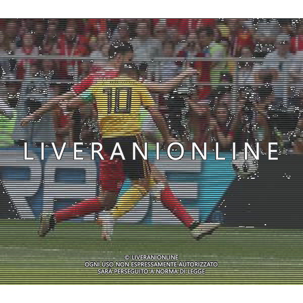 FIFA World Cup Russia 2018 Match No. 029, 2018-06-23 Belgium vs Tunisia Spartak Stadium PILKA NOZNA MISTRZOSTWA SWIATA W PILCE NOZNEJ MUNDIAL ROSJA 2018 BELGIA - TUNEZJA FOT. JOHN BOTOS PROJECT PLUS/NEWSPIX.PL --- Newspix.pl E. HAZARD (BEL) Scores AG ALDO LIVERANI SAS-ONLY ITALY