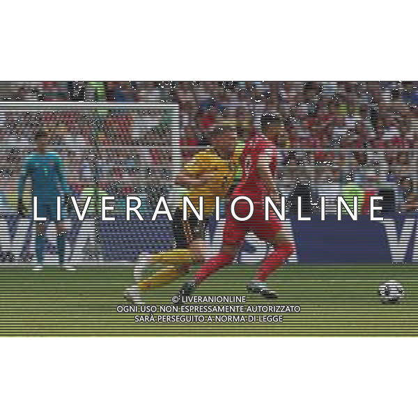 FIFA World Cup Russia 2018 Match No. 029, 2018-06-23 Belgium vs Tunisia Spartak Stadium PILKA NOZNA MISTRZOSTWA SWIATA W PILCE NOZNEJ MUNDIAL ROSJA 2018 BELGIA - TUNEZJA FOT. JOHN BOTOS PROJECT PLUS/NEWSPIX.PL --- Newspix.pl ALDERWEIRELD (BEL) AG ALDO LIVERANI SAS-ONLY ITALY