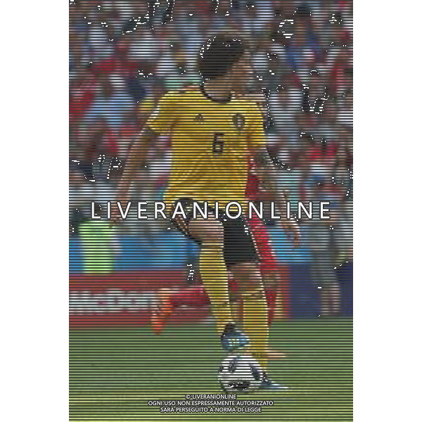 FIFA World Cup Russia 2018 Match No. 029, 2018-06-23 Belgium vs Tunisia Spartak Stadium PILKA NOZNA MISTRZOSTWA SWIATA W PILCE NOZNEJ MUNDIAL ROSJA 2018 BELGIA - TUNEZJA FOT. JOHN BOTOS PROJECT PLUS/NEWSPIX.PL --- Newspix.pl WITSEL (BEL) AG ALDO LIVERANI SAS-ONLY ITALY