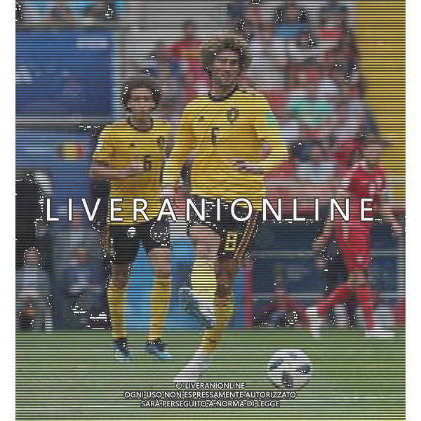 FIFA World Cup Russia 2018 Match No. 029, 2018-06-23 Belgium vs Tunisia Spartak Stadium PILKA NOZNA MISTRZOSTWA SWIATA W PILCE NOZNEJ MUNDIAL ROSJA 2018 BELGIA - TUNEZJA FOT. JOHN BOTOS PROJECT PLUS/NEWSPIX.PL --- Newspix.pl FELLAINI (BEL) AG ALDO LIVERANI SAS-ONLY ITALY