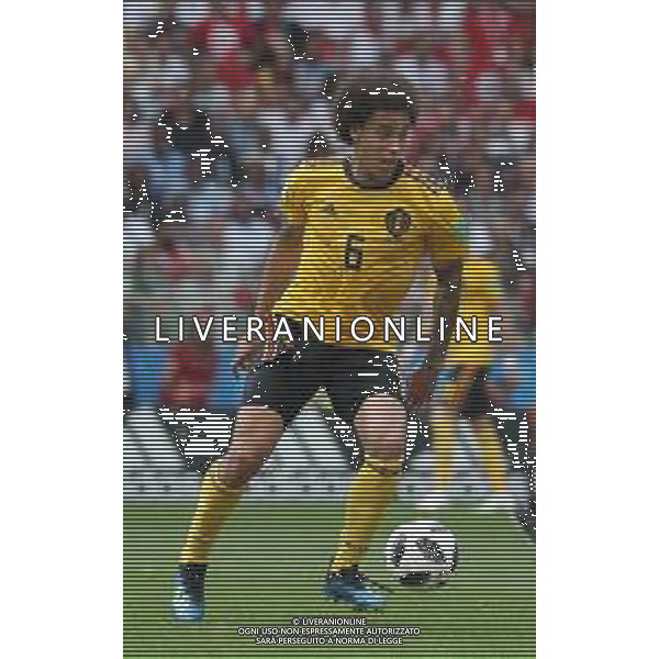 FIFA World Cup Russia 2018 Match No. 029, 2018-06-23 Belgium vs Tunisia Spartak Stadium PILKA NOZNA MISTRZOSTWA SWIATA W PILCE NOZNEJ MUNDIAL ROSJA 2018 BELGIA - TUNEZJA FOT. JOHN BOTOS PROJECT PLUS/NEWSPIX.PL --- Newspix.pl WITSEL (BEL) AG ALDO LIVERANI SAS-ONLY ITALY