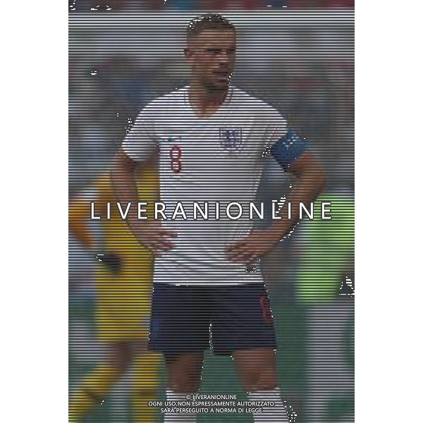 FIFA World Cup Russia 2018 Match No. 030, 2018-06-24 England vs Panama Nizhny Novgorod Stadium PILKA NOZNA MISTRZOSTWA SWIATA W PILCE NOZNEJ MUNDIAL ROSJA 2018 ANGLIA - PANAMA FOT. JOHN BOTOS PROJECT PLUS/NEWSPIX.PL --- Newspix.pl Jordan HENDERSON (ENG) AG ALDO LIVERANI SAS-ONLY ITALY