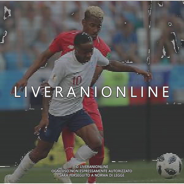 FIFA World Cup Russia 2018 Match No. 030, 2018-06-24 England vs Panama Nizhny Novgorod Stadium PILKA NOZNA MISTRZOSTWA SWIATA W PILCE NOZNEJ MUNDIAL ROSJA 2018 ANGLIA - PANAMA FOT. JOHN BOTOS PROJECT PLUS/NEWSPIX.PL --- Newspix.pl Raheem STERLING (ENG) AG ALDO LIVERANI SAS-ONLY ITALY