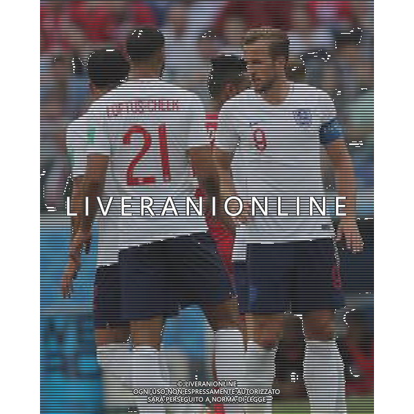 FIFA World Cup Russia 2018 Match No. 030, 2018-06-24 England vs Panama Nizhny Novgorod Stadium PILKA NOZNA MISTRZOSTWA SWIATA W PILCE NOZNEJ MUNDIAL ROSJA 2018 ANGLIA - PANAMA FOT. JOHN BOTOS PROJECT PLUS/NEWSPIX.PL --- Newspix.pl Harry KANE (ENG) Ruben LOFTUS-CHEEK AG ALDO LIVERANI SAS-ONLY ITALY