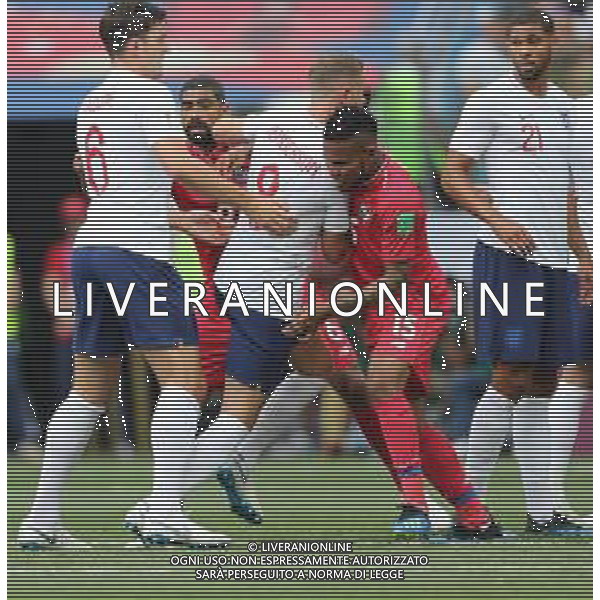 FIFA World Cup Russia 2018 Match No. 030, 2018-06-24 England vs Panama Nizhny Novgorod Stadium PILKA NOZNA MISTRZOSTWA SWIATA W PILCE NOZNEJ MUNDIAL ROSJA 2018 ANGLIA - PANAMA FOT. JOHN BOTOS PROJECT PLUS/NEWSPIX.PL --- Newspix.pl Harry MAGUIRE (ENG) Jordan HENDERSON (ENG) Eric DAVIES (PAN) Ruben LOFTUS-CHEEK (ENG) AG ALDO LIVERANI SAS-ONLY ITALY
