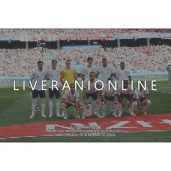 FIFA World Cup Russia 2018 Match No. 030, 2018-06-24 England vs Panama Nizhny Novgorod Stadium PILKA NOZNA MISTRZOSTWA SWIATA W PILCE NOZNEJ MUNDIAL ROSJA 2018 ANGLIA - PANAMA FOT. JOHN BOTOS PROJECT PLUS/NEWSPIX.PL --- Newspix.pl England team group L to R Back Row: Kyle WALKER, John STONES, Jordan PICKFORD, Harry MAGUIRE, Ruben LOFTUS-CHEEK, Ashley YOUNG, Front Row L to R: Jordan HENDERSON, Harry KANE, Kieran TRIPPIER, Raheem STERLING, Jesse LINGARD, AG ALDO LIVERANI SAS-ONLY ITALY