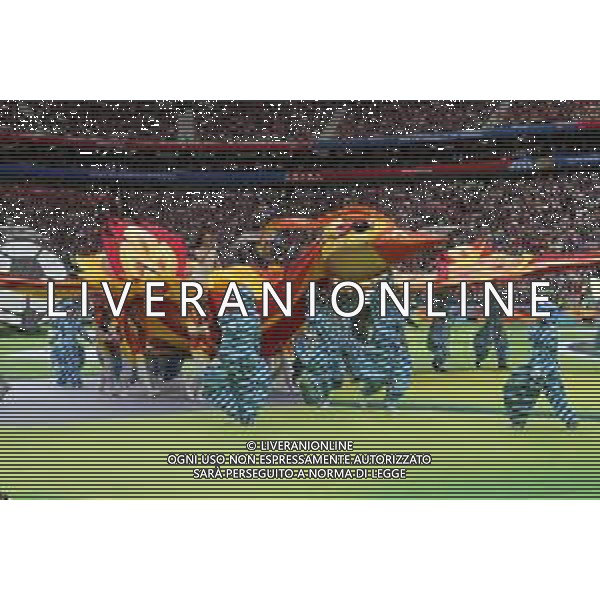 FIFA World Cup Russia 2018 Opening Ceremony 14th June 2018 PILKA NOZNA MISTRZOSTWA SWIATA W PILCE NOZNEJ MUNDIAL ROSJA 2018 OTWARCIE - CEREMONIA OTWARCIA FOT. JOHN BOTOS PROJECT PLUS/NEWSPIX.PL --- Newspix.pl Aida Garifullina performs at the World Cup opening ceremony in Moscow. AG ALDO LIVERANI SAS-ONLY ITALY