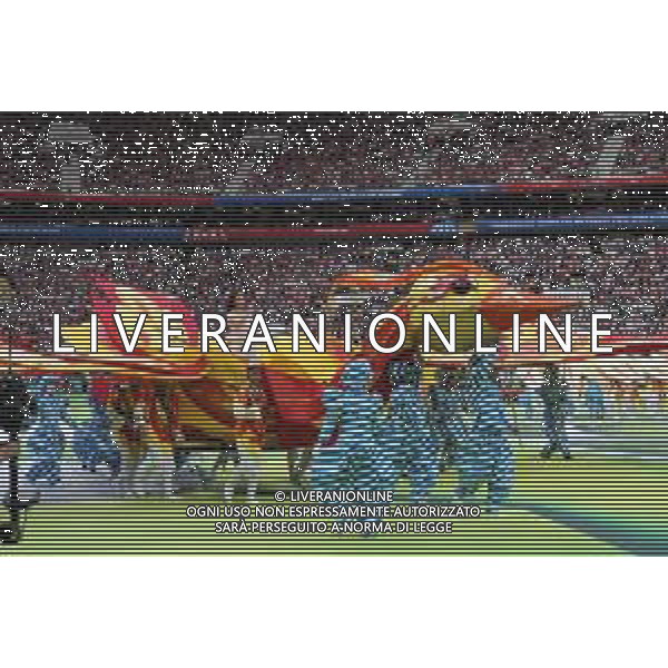 FIFA World Cup Russia 2018 Opening Ceremony 14th June 2018 PILKA NOZNA MISTRZOSTWA SWIATA W PILCE NOZNEJ MUNDIAL ROSJA 2018 OTWARCIE - CEREMONIA OTWARCIA FOT. JOHN BOTOS PROJECT PLUS/NEWSPIX.PL --- Newspix.pl Aida Garifullina performs at the World Cup opening ceremony in Moscow. AG ALDO LIVERANI SAS-ONLY ITALY