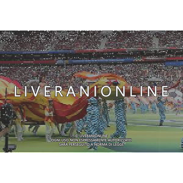 FIFA World Cup Russia 2018 Opening Ceremony 14th June 2018 PILKA NOZNA MISTRZOSTWA SWIATA W PILCE NOZNEJ MUNDIAL ROSJA 2018 OTWARCIE - CEREMONIA OTWARCIA FOT. JOHN BOTOS PROJECT PLUS/NEWSPIX.PL --- Newspix.pl Aida Garifullina performs at the World Cup opening ceremony in Moscow. AG ALDO LIVERANI SAS-ONLY ITALY