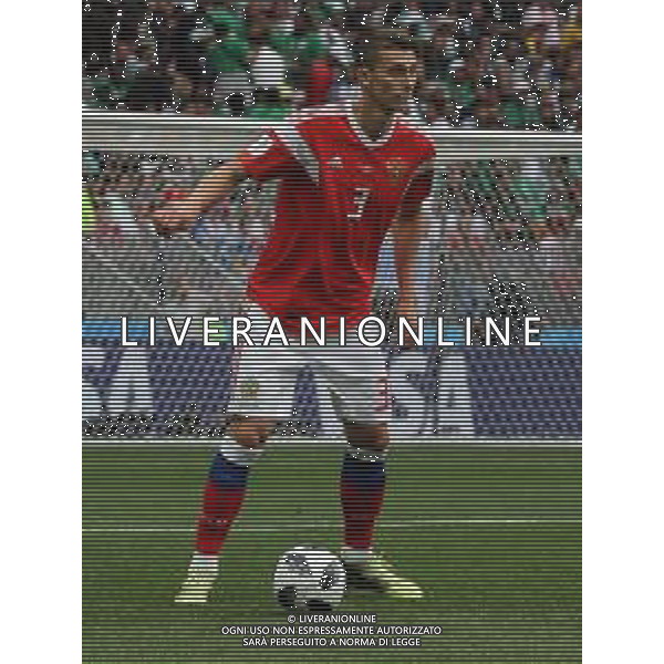 FIFA World Cup Russia 2018 Match No 01, 2018Đ06Đ14, Russia vs Saudi Arabia, Luzhniki Stadium (MLU) PILKA NOZNA MISTRZOSTWA SWIATA W PILCE NOZNEJ MUNDIAL ROSJA 2018 ROSJA - ARABIA SAUDYJSKA FOT. JOHN BOTOS PROJECT PLUS/NEWSPIX.PL --- Newspix.pl IIya KUTEPOV (RUS) AG ALDO LIVERANI SAS-ONLY ITALY