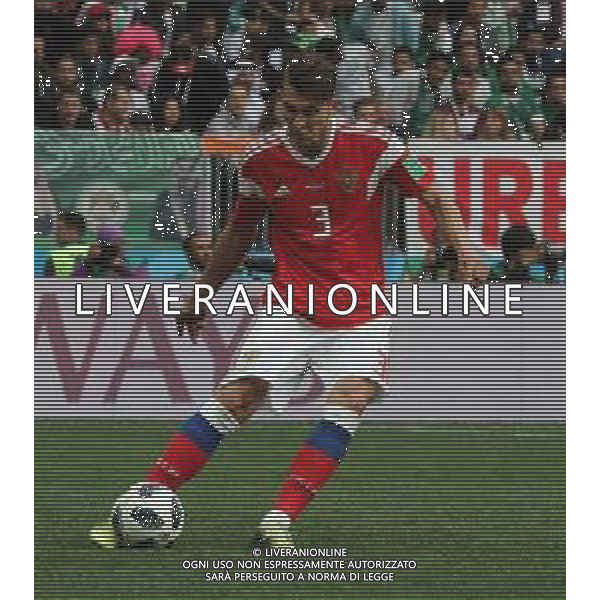 FIFA World Cup Russia 2018 Match No 01, 2018Đ06Đ14, Russia vs Saudi Arabia, Luzhniki Stadium (MLU) PILKA NOZNA MISTRZOSTWA SWIATA W PILCE NOZNEJ MUNDIAL ROSJA 2018 ROSJA - ARABIA SAUDYJSKA FOT. JOHN BOTOS PROJECT PLUS/NEWSPIX.PL --- Newspix.pl IIya KUTEPOV (RUS) AG ALDO LIVERANI SAS-ONLY ITALY