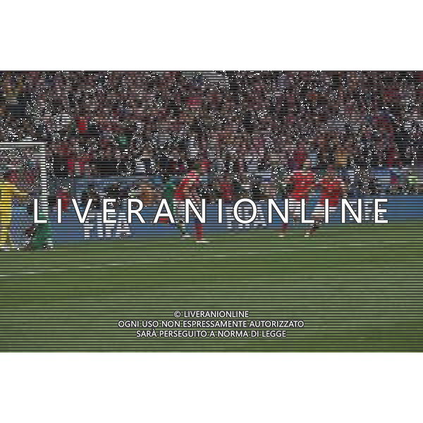 FIFA World Cup Russia 2018 Match No 01, 2018Đ06Đ14, Russia vs Saudi Arabia, Luzhniki Stadium (MLU) PILKA NOZNA MISTRZOSTWA SWIATA W PILCE NOZNEJ MUNDIAL ROSJA 2018 ROSJA - ARABIA SAUDYJSKA FOT. JOHN BOTOS PROJECT PLUS/NEWSPIX.PL --- Newspix.pl Artem DZYUBA (RUS) Scores on 71 minutes AG ALDO LIVERANI SAS-ONLY ITALY