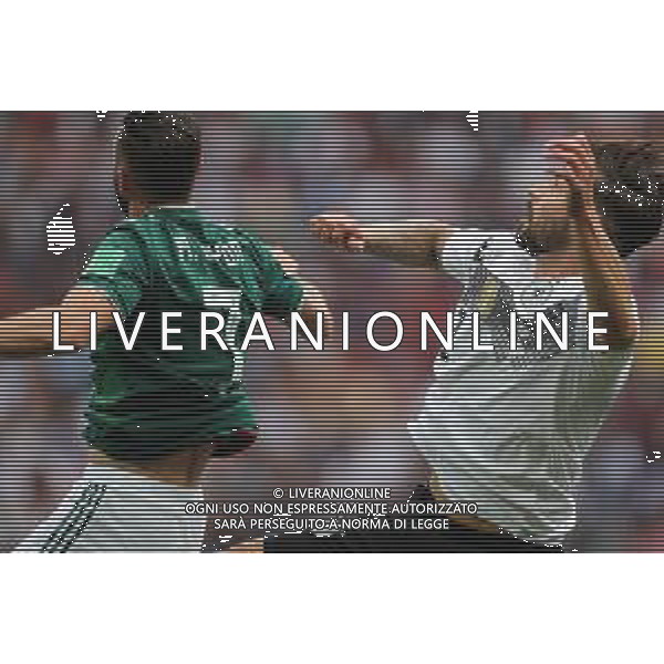 FIFA World Cup Russia 2018 Match No. 011, 2018-06-17 Germany vs Mexico Luzhniki Stadium PILKA NOZNA MISTRZOSTWA SWIATA W PILCE NOZNEJ MUNDIAL ROSJA 2018 NIEMCY - MEKSYK FOT. JOHN BOTOS PROJECT PLUS/NEWSPIX.PL --- Newspix.pl Miguel LAYUN & Marvin PLATTENHARDT