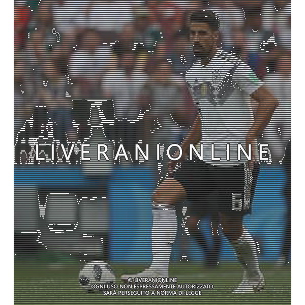 FIFA World Cup Russia 2018 Match No. 011, 2018-06-17 Germany vs Mexico Luzhniki Stadium PILKA NOZNA MISTRZOSTWA SWIATA W PILCE NOZNEJ MUNDIAL ROSJA 2018 NIEMCY - MEKSYK FOT. JOHN BOTOS PROJECT PLUS/NEWSPIX.PL --- Newspix.pl Sami KHEDIRA (GER)