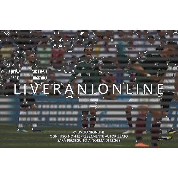 FIFA World Cup Russia 2018 Match No. 011, 2018-06-17 Germany vs Mexico Luzhniki Stadium PILKA NOZNA MISTRZOSTWA SWIATA W PILCE NOZNEJ MUNDIAL ROSJA 2018 NIEMCY - MEKSYK FOT. JOHN BOTOS PROJECT PLUS/NEWSPIX.PL --- Newspix.pl Rafael MARQUEZ (MEX) Playing in his 5th World Cup as Captain