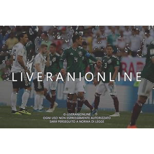FIFA World Cup Russia 2018 Match No. 011, 2018-06-17 Germany vs Mexico Luzhniki Stadium PILKA NOZNA MISTRZOSTWA SWIATA W PILCE NOZNEJ MUNDIAL ROSJA 2018 NIEMCY - MEKSYK FOT. JOHN BOTOS PROJECT PLUS/NEWSPIX.PL --- Newspix.pl Rafael MARQUEZ (MEX) Playing in his 5th World Cup as Captain