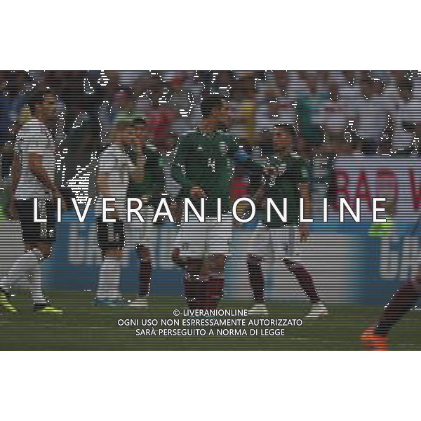 FIFA World Cup Russia 2018 Match No. 011, 2018-06-17 Germany vs Mexico Luzhniki Stadium PILKA NOZNA MISTRZOSTWA SWIATA W PILCE NOZNEJ MUNDIAL ROSJA 2018 NIEMCY - MEKSYK FOT. JOHN BOTOS PROJECT PLUS/NEWSPIX.PL --- Newspix.pl Rafael MARQUEZ (MEX) Playing in his 5th World Cup as Captain
