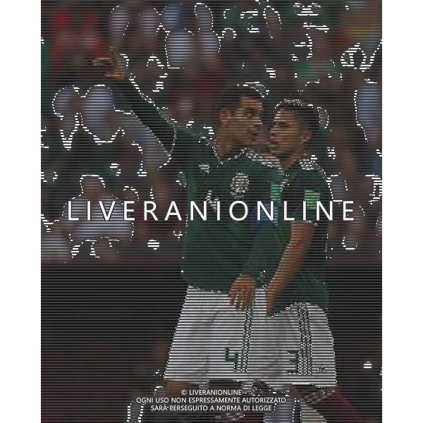 FIFA World Cup Russia 2018 Match No. 011, 2018-06-17 Germany vs Mexico Luzhniki Stadium PILKA NOZNA MISTRZOSTWA SWIATA W PILCE NOZNEJ MUNDIAL ROSJA 2018 NIEMCY - MEKSYK FOT. JOHN BOTOS PROJECT PLUS/NEWSPIX.PL --- Newspix.pl Rafael MARQUEZ (MEX) Playing in his 5th World Cup as Captain