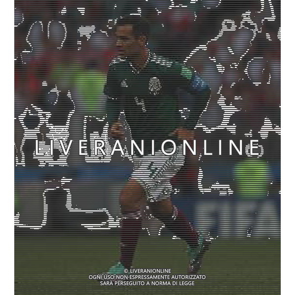 FIFA World Cup Russia 2018 Match No. 011, 2018-06-17 Germany vs Mexico Luzhniki Stadium PILKA NOZNA MISTRZOSTWA SWIATA W PILCE NOZNEJ MUNDIAL ROSJA 2018 NIEMCY - MEKSYK FOT. JOHN BOTOS PROJECT PLUS/NEWSPIX.PL --- Newspix.pl Rafael MARQUEZ (MEX) Playing in his 5th World Cup as Captain