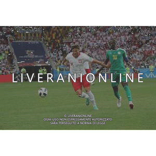 FIFA World Cup Russia 2018 Match No. 015, 2018-06-19 Poland vs Senegal Spartak Stadium PILKA NOZNA MISTRZOSTWA SWIATA W PILCE NOZNEJ MUNDIAL ROSJA 2018 POLSKA - SENEGAL FOT. JOHN BOTOS PROJECT PLUS/NEWSPIX.PL --- Newspix.pl Bartosz BERESZYNSKI (POL) Sadio MANE (SEN) AG ALDO LIVERANI SAS-ONLY ITALY