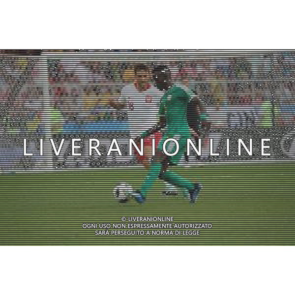 FIFA World Cup Russia 2018 Match No. 015, 2018-06-19 Poland vs Senegal Spartak Stadium PILKA NOZNA MISTRZOSTWA SWIATA W PILCE NOZNEJ MUNDIAL ROSJA 2018 POLSKA - SENEGAL FOT. JOHN BOTOS PROJECT PLUS/NEWSPIX.PL --- Newspix.pl Bartosz BERESZYNSKI (POL) Idrissa Gana GUEYE (SEN) AG ALDO LIVERANI SAS-ONLY ITALY