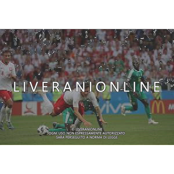 FIFA World Cup Russia 2018 Match No. 015, 2018-06-19 Poland vs Senegal Spartak Stadium PILKA NOZNA MISTRZOSTWA SWIATA W PILCE NOZNEJ MUNDIAL ROSJA 2018 POLSKA - SENEGAL FOT. JOHN BOTOS PROJECT PLUS/NEWSPIX.PL --- Newspix.pl Dawid KOWNACKI (POL) AG ALDO LIVERANI SAS-ONLY ITALY