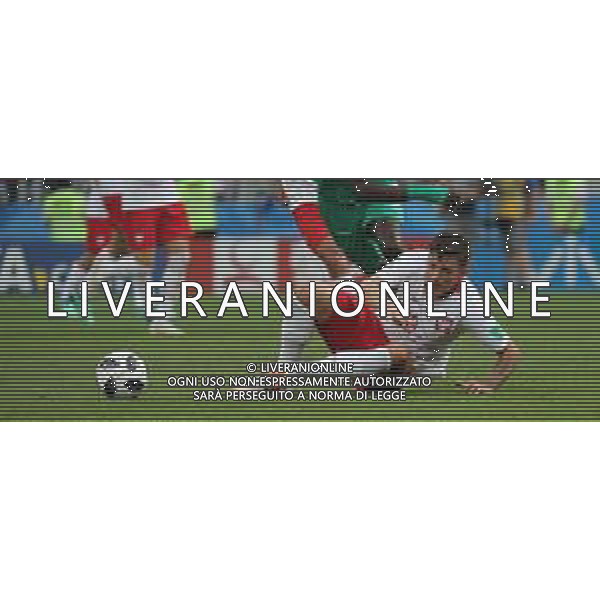FIFA World Cup Russia 2018 Match No. 015, 2018-06-19 Poland vs Senegal Spartak Stadium PILKA NOZNA MISTRZOSTWA SWIATA W PILCE NOZNEJ MUNDIAL ROSJA 2018 POLSKA - SENEGAL FOT. JOHN BOTOS PROJECT PLUS/NEWSPIX.PL --- Newspix.pl Dawid KOWNACKI (POL) AG ALDO LIVERANI SAS-ONLY ITALY