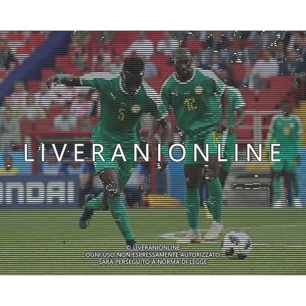 FIFA World Cup Russia 2018 Match No. 015, 2018-06-19 Poland vs Senegal Spartak Stadium PILKA NOZNA MISTRZOSTWA SWIATA W PILCE NOZNEJ MUNDIAL ROSJA 2018 POLSKA - SENEGAL FOT. JOHN BOTOS PROJECT PLUS/NEWSPIX.PL --- Newspix.pl Idrissa Gana GUEYE (SEN) AG ALDO LIVERANI SAS-ONLY ITALY