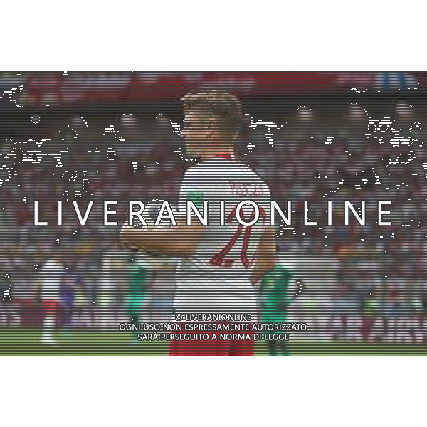 FIFA World Cup Russia 2018 Match No. 015, 2018-06-19 Poland vs Senegal Spartak Stadium PILKA NOZNA MISTRZOSTWA SWIATA W PILCE NOZNEJ MUNDIAL ROSJA 2018 POLSKA - SENEGAL FOT. JOHN BOTOS PROJECT PLUS/NEWSPIX.PL --- Newspix.pl Lukasz PISZCZEK (POL) AG ALDO LIVERANI SAS-ONLY ITALY