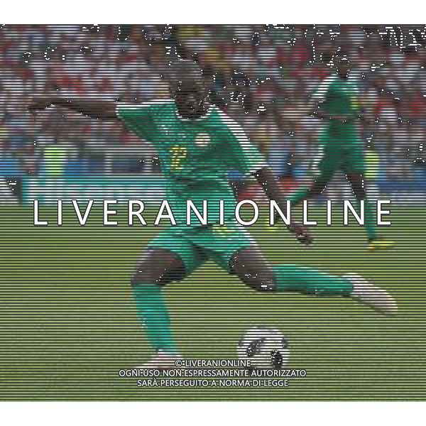 FIFA World Cup Russia 2018 Match No. 015, 2018-06-19 Poland vs Senegal Spartak Stadium PILKA NOZNA MISTRZOSTWA SWIATA W PILCE NOZNEJ MUNDIAL ROSJA 2018 POLSKA - SENEGAL FOT. JOHN BOTOS PROJECT PLUS/NEWSPIX.PL --- Newspix.pl Youssouf SABALY (SEN) AG ALDO LIVERANI SAS-ONLY ITALY