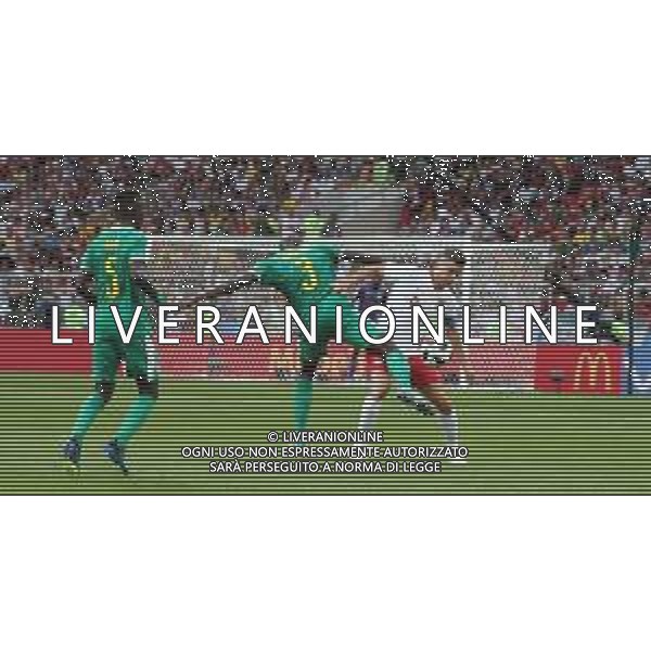 FIFA World Cup Russia 2018 Match No. 015, 2018-06-19 Poland vs Senegal Spartak Stadium PILKA NOZNA MISTRZOSTWA SWIATA W PILCE NOZNEJ MUNDIAL ROSJA 2018 POLSKA - SENEGAL FOT. JOHN BOTOS PROJECT PLUS/NEWSPIX.PL --- Newspix.pl Idrissa Gana GUEYE (SEN) Kalidou KOULIBALY (SEN) Robert LEWANDOWSKI (POL) AG ALDO LIVERANI SAS-ONLY ITALY