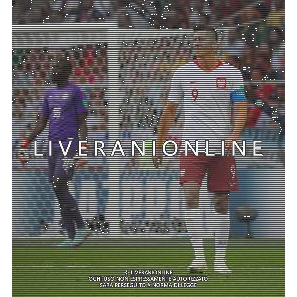 FIFA World Cup Russia 2018 Match No. 015, 2018-06-19 Poland vs Senegal Spartak Stadium PILKA NOZNA MISTRZOSTWA SWIATA W PILCE NOZNEJ MUNDIAL ROSJA 2018 POLSKA - SENEGAL FOT. JOHN BOTOS PROJECT PLUS/NEWSPIX.PL --- Newspix.pl Robert LEWANDOWSKI (POL) AG ALDO LIVERANI SAS-ONLY ITALY
