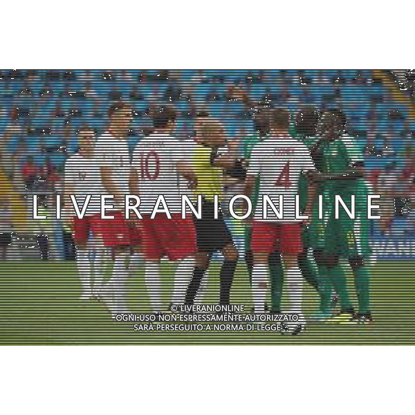 FIFA World Cup Russia 2018 Match No. 015, 2018-06-19 Poland vs Senegal Spartak Stadium PILKA NOZNA MISTRZOSTWA SWIATA W PILCE NOZNEJ MUNDIAL ROSJA 2018 POLSKA - SENEGAL FOT. JOHN BOTOS PROJECT PLUS/NEWSPIX.PL --- Newspix.pl Thiago CIONEK (POL) AG ALDO LIVERANI SAS-ONLY ITALY