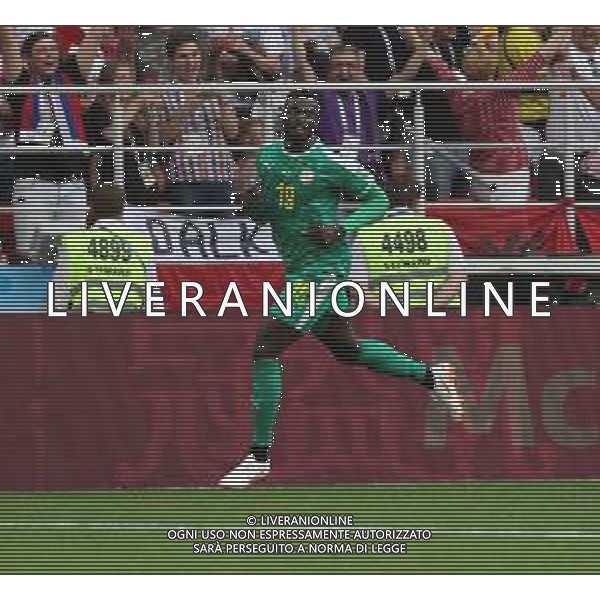 FIFA World Cup Russia 2018 Match No. 015, 2018-06-19 Poland vs Senegal Spartak Stadium PILKA NOZNA MISTRZOSTWA SWIATA W PILCE NOZNEJ MUNDIAL ROSJA 2018 POLSKA - SENEGAL FOT. JOHN BOTOS PROJECT PLUS/NEWSPIX.PL --- Newspix.pl Mbaye NIANG (SEN) AG ALDO LIVERANI SAS-ONLY ITALY