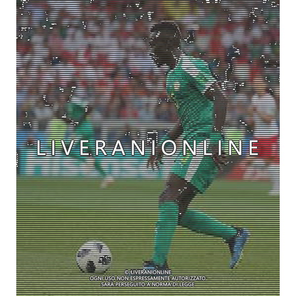 FIFA World Cup Russia 2018 Match No. 015, 2018-06-19 Poland vs Senegal Spartak Stadium PILKA NOZNA MISTRZOSTWA SWIATA W PILCE NOZNEJ MUNDIAL ROSJA 2018 POLSKA - SENEGAL FOT. JOHN BOTOS PROJECT PLUS/NEWSPIX.PL --- Newspix.pl Idrissa Gana GUEYE (SEN) AG ALDO LIVERANI SAS-ONLY ITALY