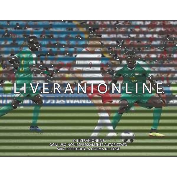 FIFA World Cup Russia 2018 Match No. 015, 2018-06-19 Poland vs Senegal Spartak Stadium PILKA NOZNA MISTRZOSTWA SWIATA W PILCE NOZNEJ MUNDIAL ROSJA 2018 POLSKA - SENEGAL FOT. JOHN BOTOS PROJECT PLUS/NEWSPIX.PL --- Newspix.pl Robert LEWANDOWSKI (POL) AG ALDO LIVERANI SAS-ONLY ITALY