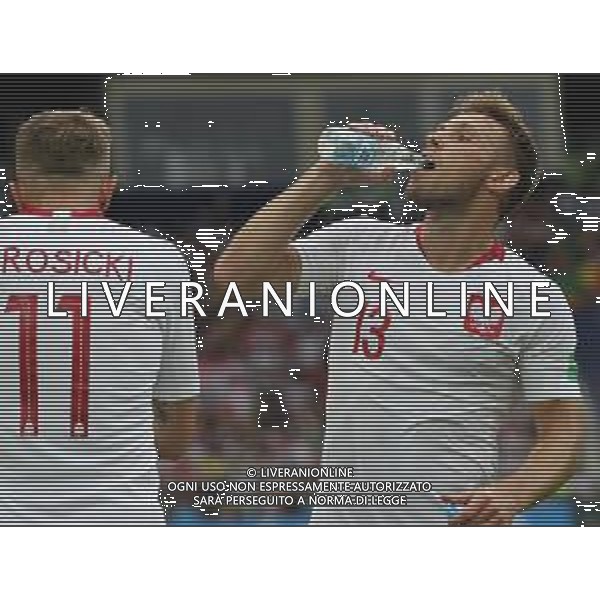 FIFA World Cup Russia 2018 Match No. 015, 2018-06-19 Poland vs Senegal Spartak Stadium PILKA NOZNA MISTRZOSTWA SWIATA W PILCE NOZNEJ MUNDIAL ROSJA 2018 POLSKA - SENEGAL FOT. JOHN BOTOS PROJECT PLUS/NEWSPIX.PL --- Newspix.pl Kamil GROSICKI (POL) & Maciej RYBUS (POL) AG ALDO LIVERANI SAS-ONLY ITALY