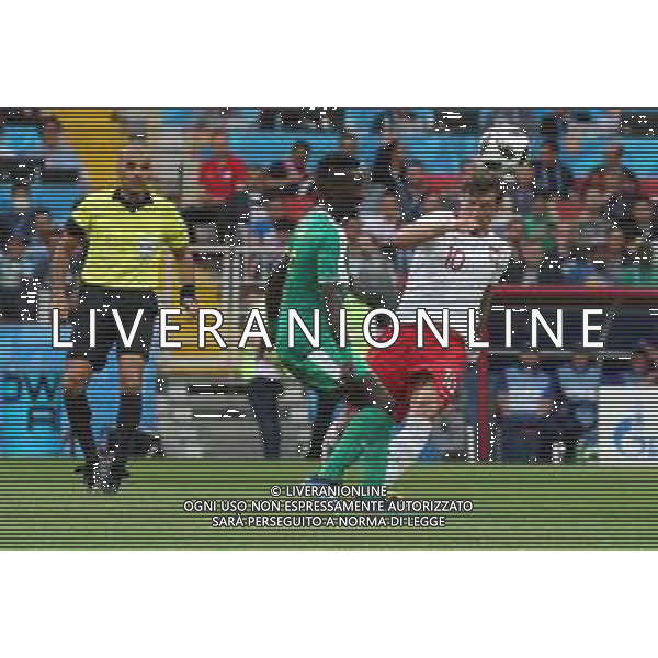 FIFA World Cup Russia 2018 Match No. 015, 2018-06-19 Poland vs Senegal Spartak Stadium PILKA NOZNA MISTRZOSTWA SWIATA W PILCE NOZNEJ MUNDIAL ROSJA 2018 POLSKA - SENEGAL FOT. JOHN BOTOS PROJECT PLUS/NEWSPIX.PL --- Newspix.pl Gregorz KRYCHOWIAK (POL) AG ALDO LIVERANI SAS-ONLY ITALY