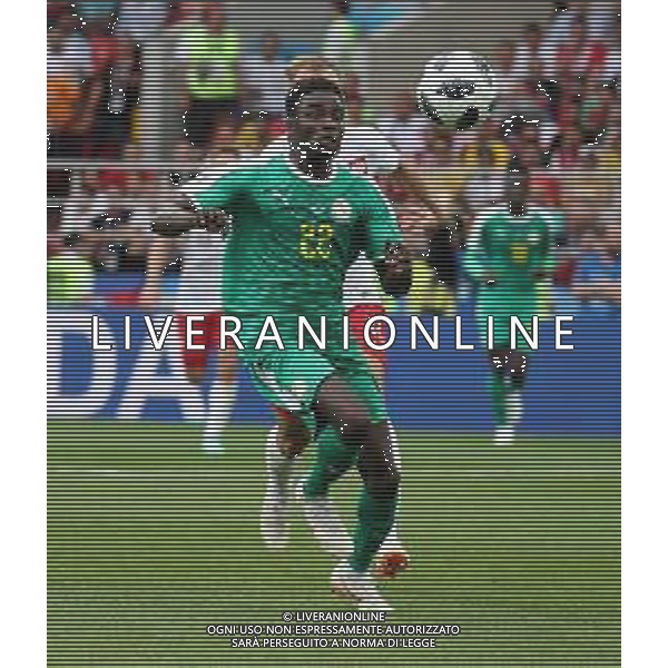 FIFA World Cup Russia 2018 Match No. 015, 2018-06-19 Poland vs Senegal Spartak Stadium PILKA NOZNA MISTRZOSTWA SWIATA W PILCE NOZNEJ MUNDIAL ROSJA 2018 POLSKA - SENEGAL FOT. JOHN BOTOS PROJECT PLUS/NEWSPIX.PL --- Newspix.pl Moussa WAGUE (SEN) AG ALDO LIVERANI SAS-ONLY ITALY