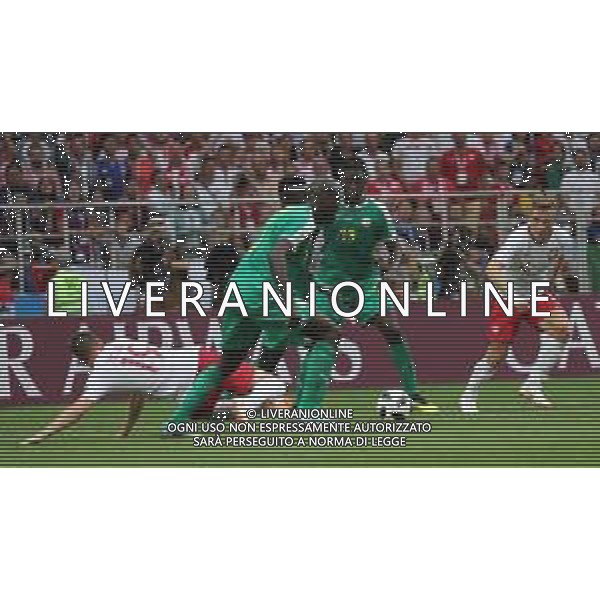 FIFA World Cup Russia 2018 Match No. 015, 2018-06-19 Poland vs Senegal Spartak Stadium PILKA NOZNA MISTRZOSTWA SWIATA W PILCE NOZNEJ MUNDIAL ROSJA 2018 POLSKA - SENEGAL FOT. JOHN BOTOS PROJECT PLUS/NEWSPIX.PL --- Newspix.pl Piotr ZIELINSKI (POL) AG ALDO LIVERANI SAS-ONLY ITALY